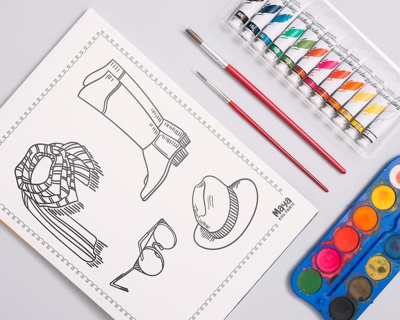 Desenhos para colorir para meninas elegantes - Tema divertido de ...