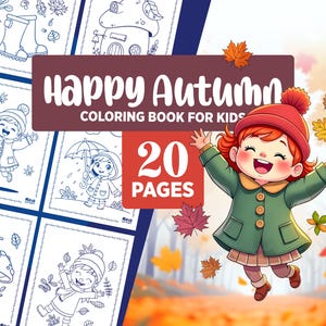 Autumn Coloring Pages for Kids - Fall Coloring Sheets for Preschool ...