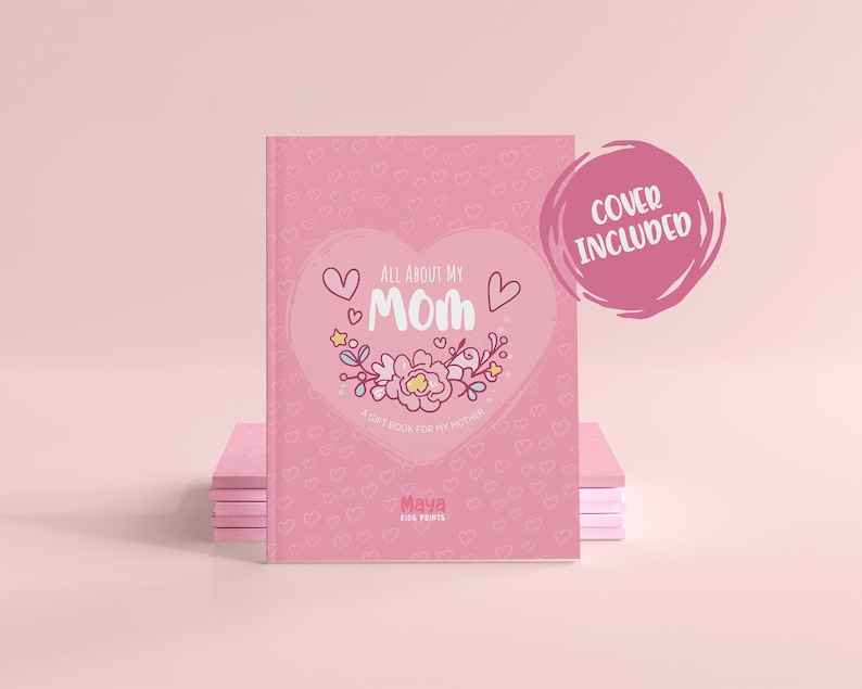 Mother's Day Coloring Pages All About My Mom Book, 15 Printable Cute ...
