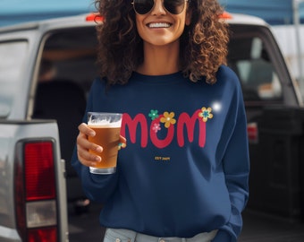 Mom's First Mother's Day Sweatshirt |1st Mothers Day Gift, Mom Sweatshirt Mom Sweater, Sweatshirt for Mom, Mothers Day Gift