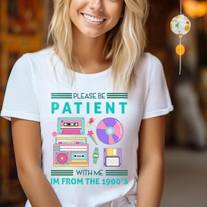 Funny 90s Retro T-Shirt: Sarcastic Quotes, Teens & Friends