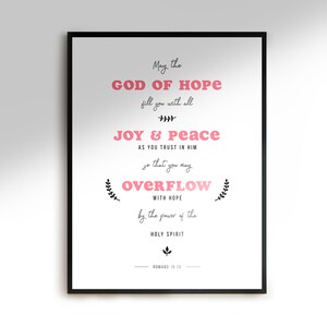 Romans 15:13 Poster Design