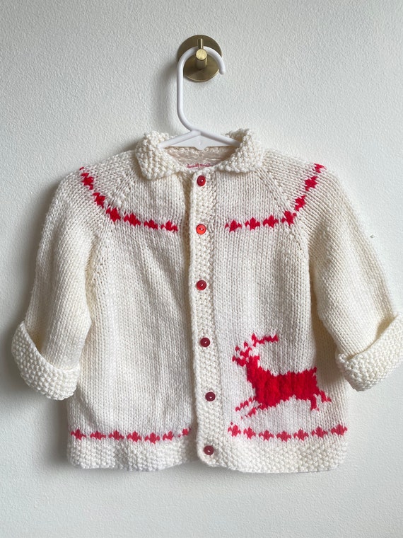 Vintage baby sweater Handmade