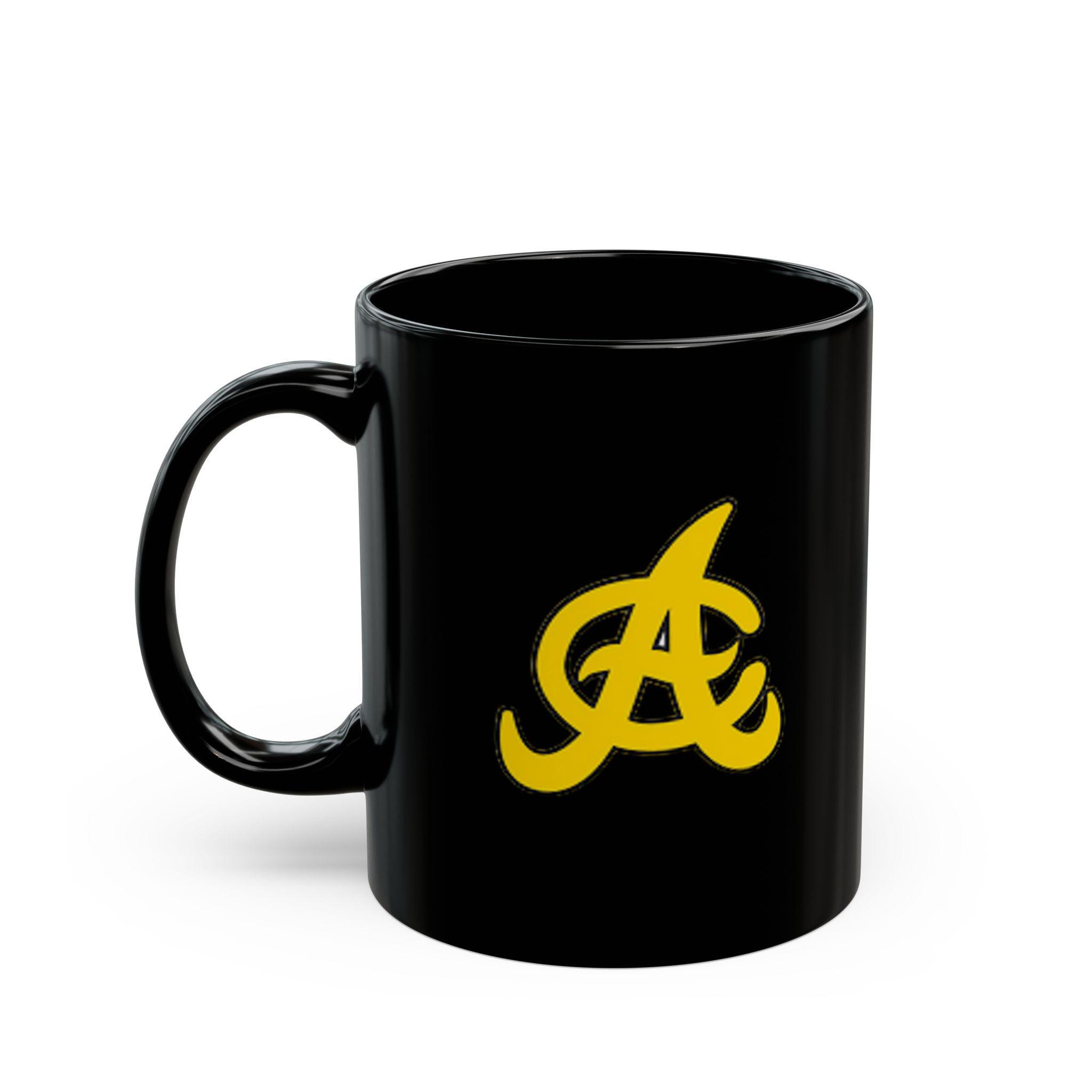 a standard coffee mug has Artist Quote Ceramic Mug - Blue