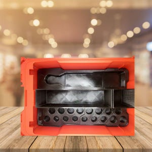 Milwaukee Packout Organizer Tray for M12 3/8&quot; Ratchet | Custom Tray for Ratchet and Accessories