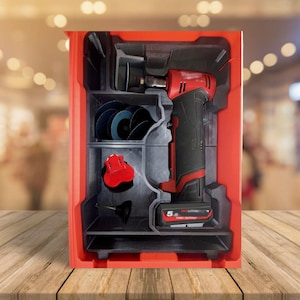 Milwaukee Packout M12 Die Grinder Insert | Custom Organizer for Die Grinder and Accessories