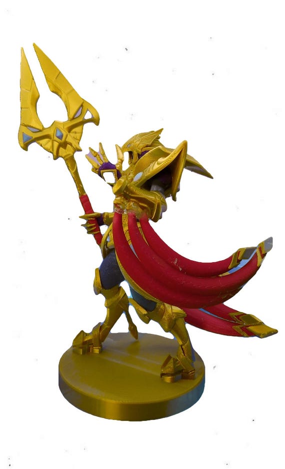 Azir League of Legends Model Figure – Fully Colored or DIY