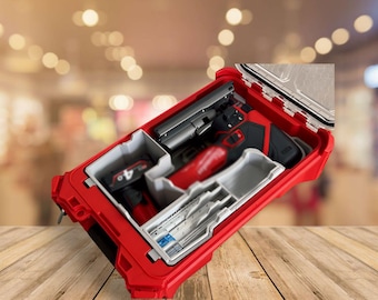 Milwaukee Packout M12 Jigsaw Insert | Custom Organizer for M12 Fuel Jigsaw and Blades