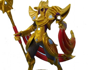 Azir League of Legends Model Figure – Fully Colored or DIY Unpainted