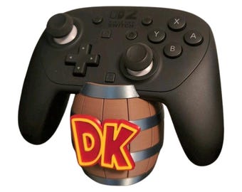 Donkey Kong Barrel Controller Stand – Nintendo Switch Pro Controller Display Holder
