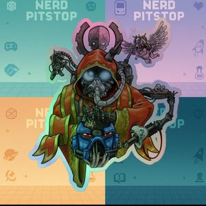 Techno-Priest Holographic stickers