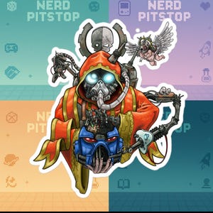 Techno-Priest Sticker