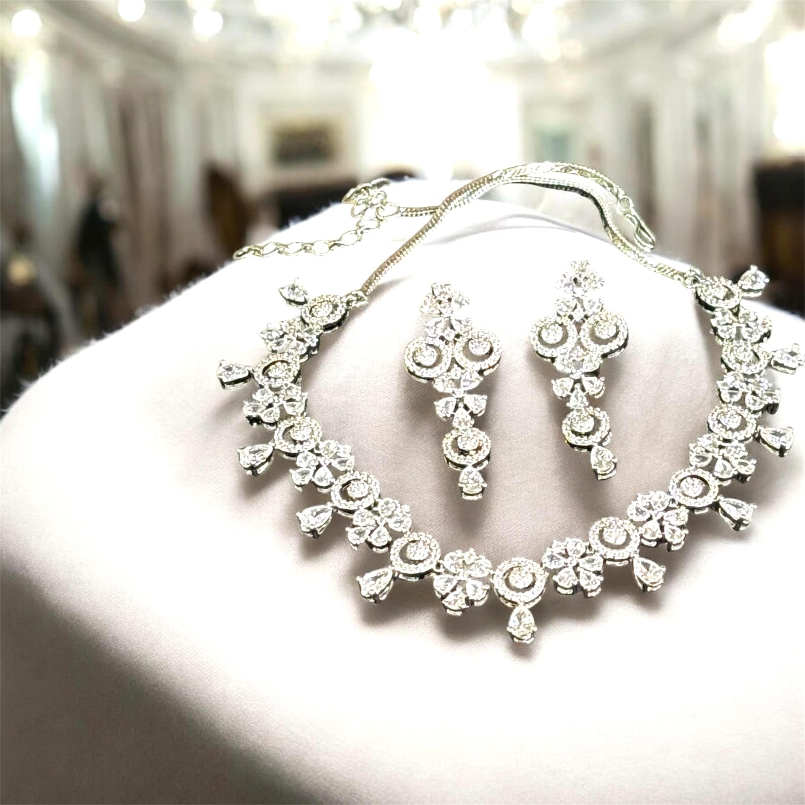 Bridal CZ Jewelry Set