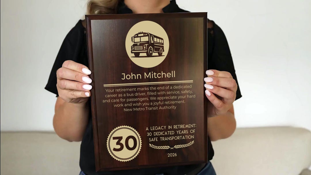 Bus Driver Retirement Gift | Proof You Saw Every Morning Smile ...