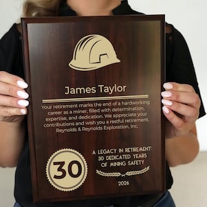 Miner Retirement Gift | Proof You Saw Every Dangerous Descent & Weight They Carried Underground