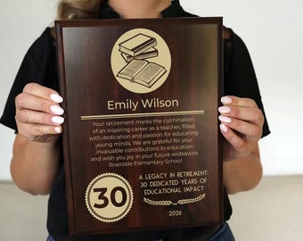 Teacher Retirement Gift | Proof You Saw the Lives Changed in Moments No One Else Noticed
