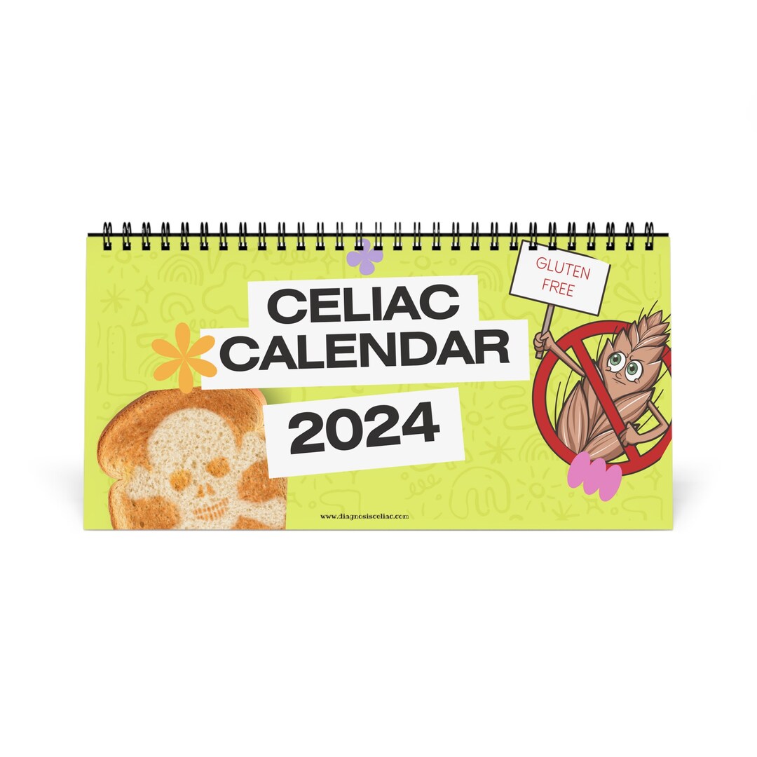 Celiac / Gluten Free Desktop Calendar 2024 Fun Perfect Etsy