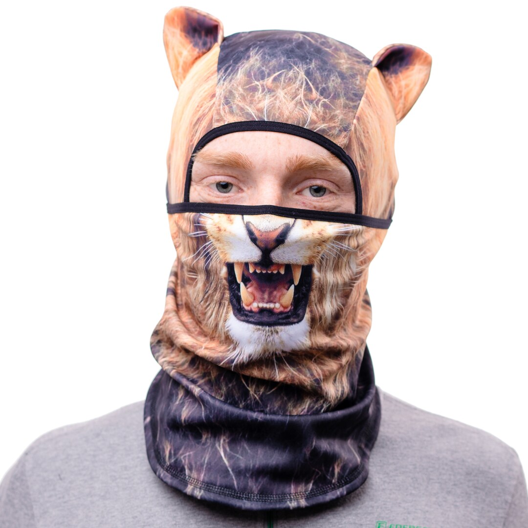 Balaclava Animal 3d Lion Ski Mask for Man Adults Winter Full Etsy