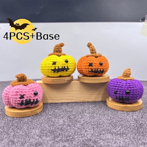 Handmade Crochet Ghost Pumpkin Decoration,Active Pumpkin,Pumpkin Gift,Fun Fall Gifts,Gift For Her,Halloween Decoration,Halloween Gift