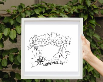 Quarry Park Nature Preserve B&W