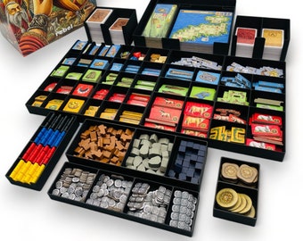 A Feast for Odin Insert + The Norwegians Expansion | Feast for Odin Organizer | Feast for Odin Storage Solution | All Expansions | 3D Print