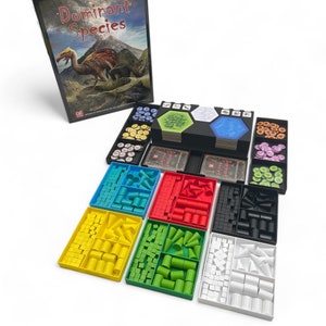 Dominant Species Insert | Dominant Species Storage | Dominant Species Organizer | GMT Games | Board Game Organizer | 3D Printed