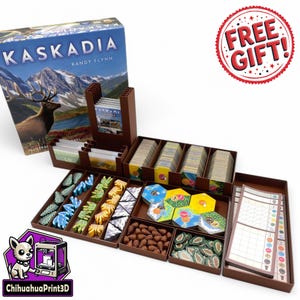 Insert For Cascadia + Landmarks Expansion + Promos | Cascadia Storage | Cascadia Organizer ChihuahuaPrint3D