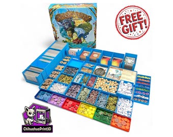 Spirit Island + All Expansions Insert | Spirit Island Organizer | Spirit Island Storage | Spirit Island Upgrade | ChihuahuaPrint3D