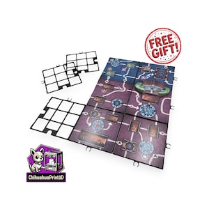 Clank Catacombs Map Tile Holders | Clank Catacombs Tile Grid | Clank Catacombs Upgrade | Clank Catacombs Grid | 3D Printed