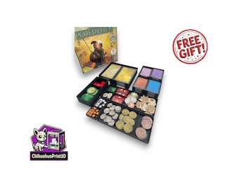 7 Wonders Duel Insert + Pantheon + Agora Expansions | 7 Wonders Duel Organizer | 7 Wonders Duel Storage Solution | 3D Printed