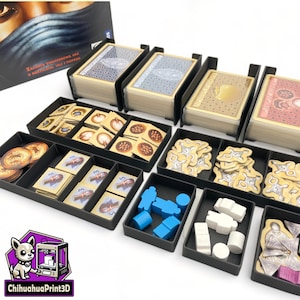 Targi + Targi Expansion Insert | Targi Board Game Insert | Targi Organizer | Targi Upgrade Pack | Token Tray | Board Game | 3D Printed