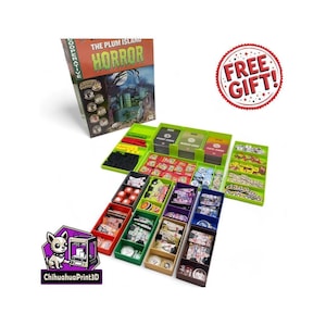The Plum Island Horror Insert | The Plum Island Horror Storage | The Plum Island Horror Organizer | GMT Games | ChihuahuaPrint3D