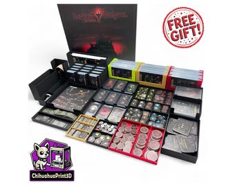 Einfügen Darkest Dungeon Das Brettspiel + Erweiterungen | Darkest Dungeon Organizer | Darkest Dungeon Upgrade | Einlage | ChihuahuaDruck3D