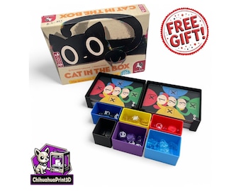Cat in the Box Insert | Cat in the Box Storage | Cat in the Box Organizer | Gamegenic Compatible | 3D Printed | ChihuahuaPrint3D