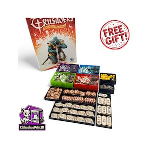 Crusaders Thy Will Be Done + Divine Influence Insert | Crusaders Storage | Crusaders   Organizer | 3D Printed | ChihuahuaPrint3D