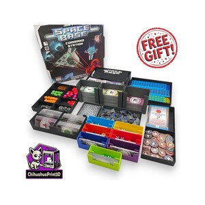 Space Base Command Station Insert + Expansions | Space Base Genesis Ready | Space Base Storage | Space Base Organizer | ChihuahuaPrint3D