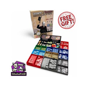 Triumph and Tragedy Insert | Triumph and Tragedy Storage | Triumph and Tragedy Organizer | GMT Games | ChihuahuaPrint3D