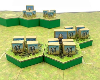 Kommandon och färger 3D-terräng Hex | Kommandon och färger Terränguppgradering | Kommandon och färger Medeltida | Kommandon och färger Forntida