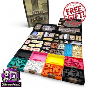 Barrage + 8 Companies + All Expansions and Promos Insert | Barrage Storage | Barrage Upgrade | Barrage Organizer | ChihuahuaPrint3D