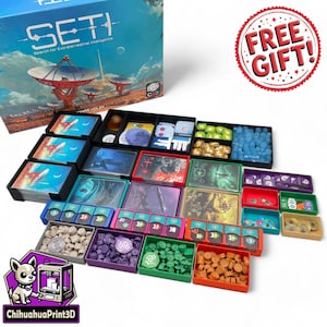 Seti Insert | Seti Storage | Seti Organizer | 3D Printed | ChihuahuaPrint3D