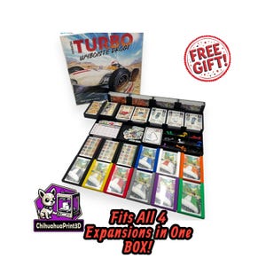 Insert Heat Pedal to the Metal + Tunnel Vision + Heavy Rain Expansions + Rocky Roads | Heat Pedal to the Metal Organizer | ChihuahuaPrint3D