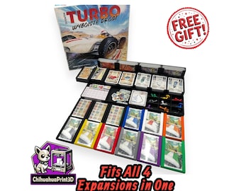 Insert Heat Pedal to the Metal + Tunnel Vision + Heavy Rain Expansions + Rocky Roads | Heat Pedal to the Metal Organizer | ChihuahuaPrint3D