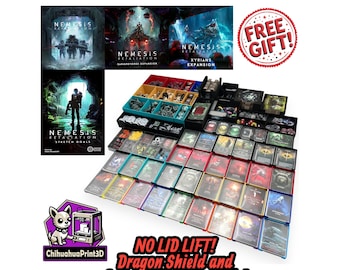 Nemesis Retaliation + Expansiones Inserto / Kickstarter / Organizador de Nemesis Retaliation / Awaken Realms / Impresión 3D / ChihuahuaPrint3D