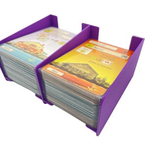 Double Standard American Card Deck Holder  (57,5x89 mm) | Card Stack Holder | Card Box | Standard American Card Stack Holder | Sleeved Card