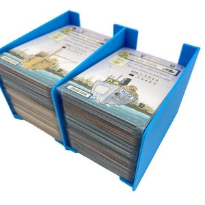 Doppelter europäischer Standard-Kartenhalter (59 x 92 mm) | Kartenstapelhalter | Kartenbox | Standard Europäischer Kartenstapelhalter | Sleeved Card Deck