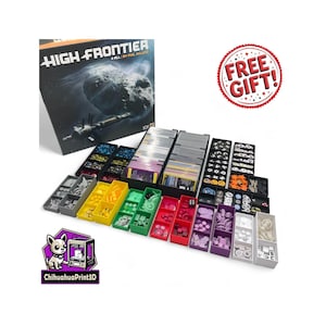 High Frontier 4 All + Expansions Insert | High Frontier 4 All Organizer | High Frontier 4 All Storage Solution | 3d Printed