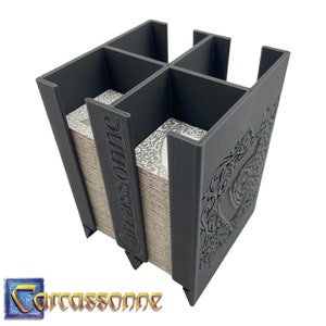 Carcassonne Tile Tower | Carcassonne Quad Tile Tower | Carcassonne Upgrade | Carcassonne Storage | 3D Printed