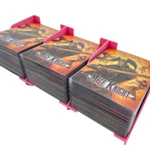 Porte-cartes triple classique (63,5 x 88 mm) | Support pour pile de cartes 150, 300, 450 | Porte-cartes classique pour pile de cartes | MTG | Magic : The Gathering