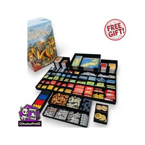 En fest för Odin-insats + Norwegians-expansionen | Feast for Odin-organisatör | Feast for Odin-förvaringslösning | Alla expansioner | 3D-utskrift