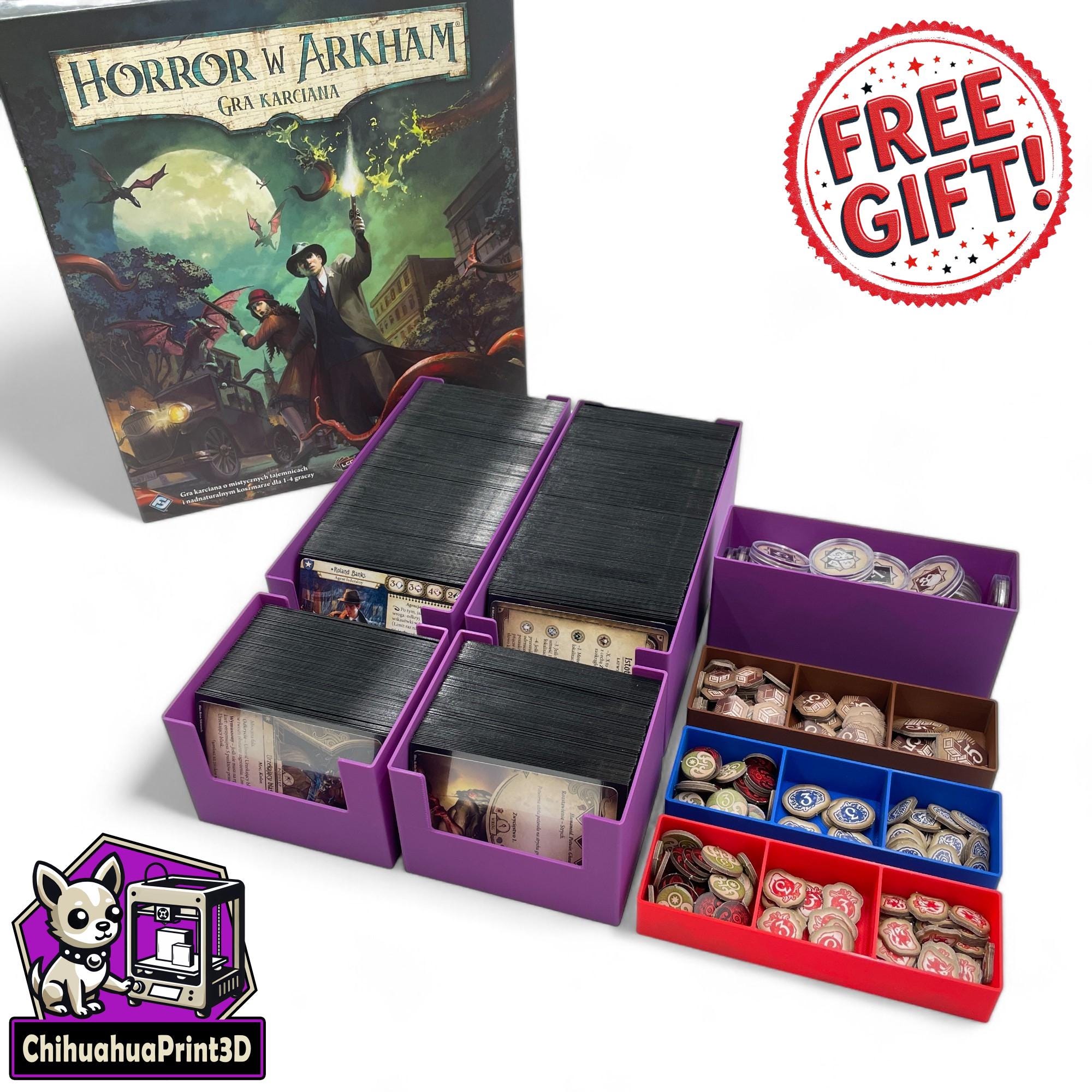 Arkham Horror: The Card Game Core Game Insert (Revised Version)| Dragon Shield Tested | Multiple Colours Available | Arkham Horror